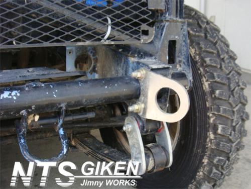 ジムニー用牽引フック曲げ有りタイプ(赤色) 適用車種:SJ30JA71JA11JA12JA22