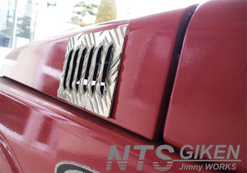 ジムニー用アルミ縞板製サイドエアーアウトレット 適用車種:SJ30SJ40JA71JA51JA11JB31
