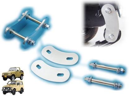 ジムニー用シャックル長可変式シャックル(リア用)1個 適用車種:SJ10,SJ30,SJ40,JA71,JA,51,JA11,JB31