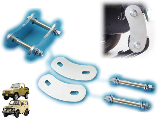 ジムニー用シャックル長可変式シャックル(リア用)1個 適用車種:SJ10,SJ30,SJ40,JA71,JA,51,JA11,JB31