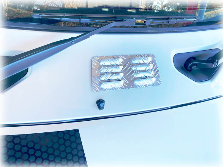 JB64/JB74用アルミ縞板製カウルパネルカバー （カウルカバー パネルカバー スリットカバー ダクトカバー）