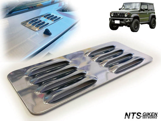 JB64/JB74用ステンレス製カウルパネルカバー （カウルカバー パネルカバー スリットカバー ダクトカバー）