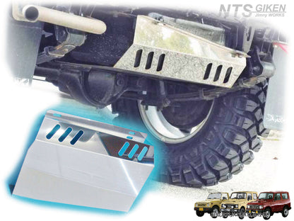 ジムニー用ステンレス製タンクガード(ダブルスリットタイプ)適用車種:SJ30SJ40JA71JA51JA11 JB31JA12JA22JB32