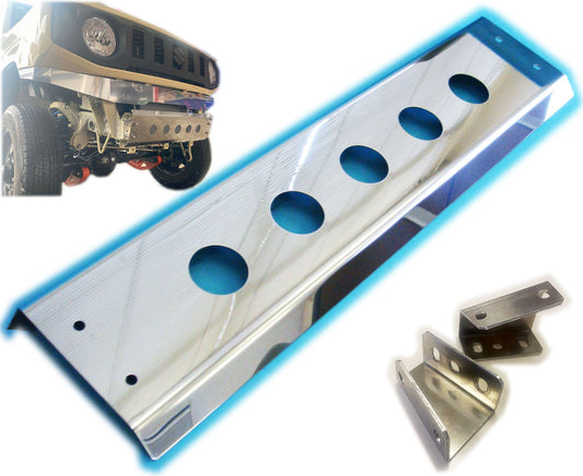 JB64/JB74用ステンレス製スキッドバンパー【丸穴タイプ】（スキッドガード バンパー フロントバンパー）