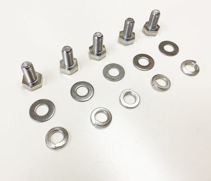 ジムニー用アルミ縞板製背面パネル（スペアタイヤプレート）＋取り付けボルト（5式）適用車種:SJ30JA71JA11等