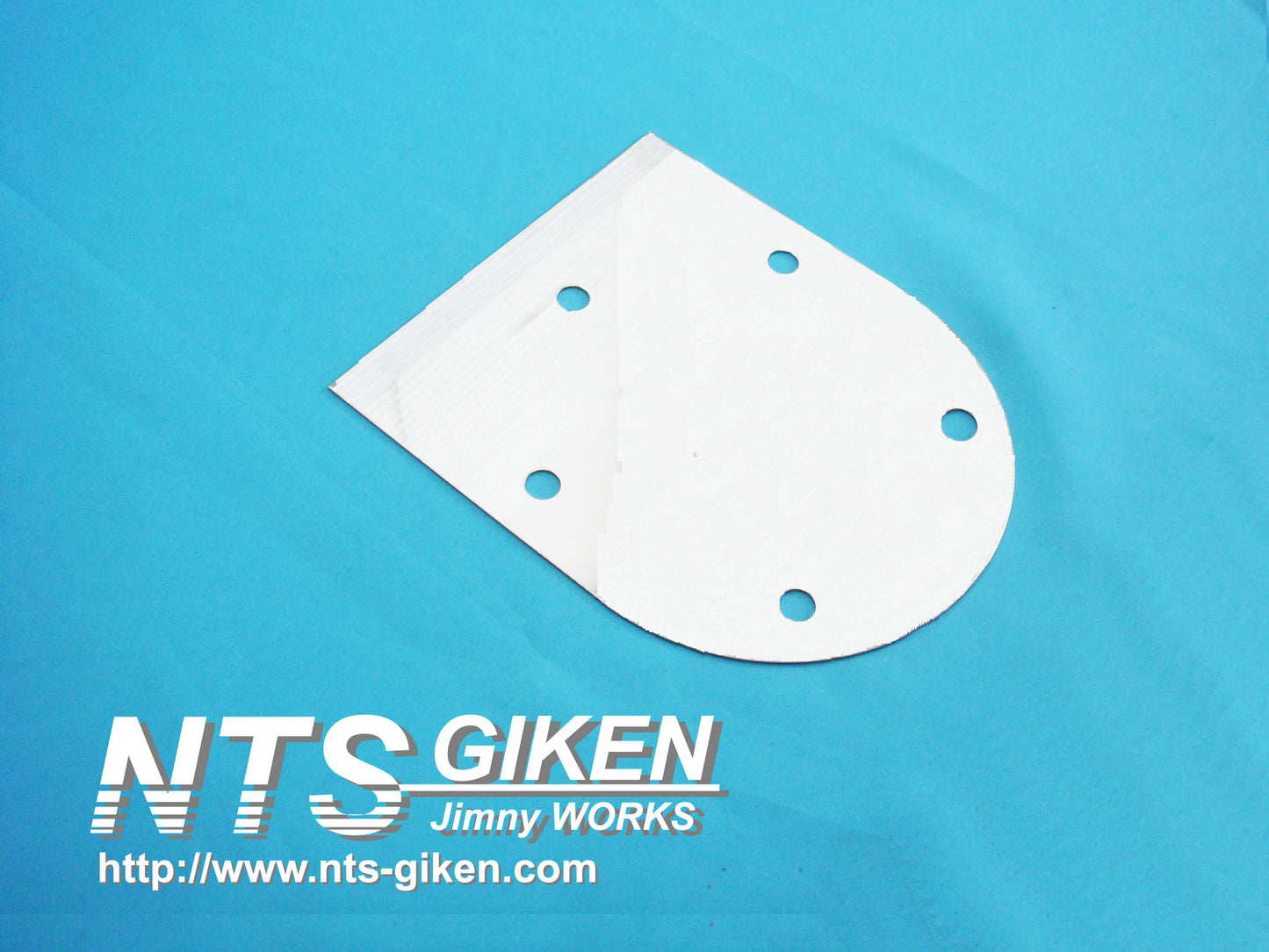 ジムニー用ステンレス製・背面パネル（スペアタイヤプレート）＋取り付けボルト（5式） 適用車種:SJ30JA71JA11等