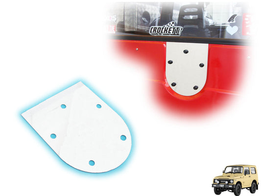 ジムニー用ステンレス製・背面パネル（スペアタイヤプレート） 適用車種:SJ30JA71JA11等