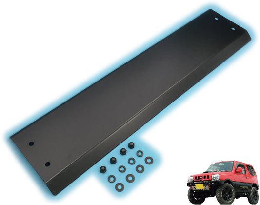 ジムニーJB23用スキッドガード【ステンレス製・黒塗装済】