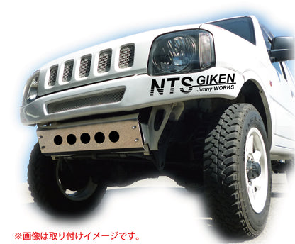ジムニーJB23用ステンレス製スキッドガード(丸穴タイプ)
