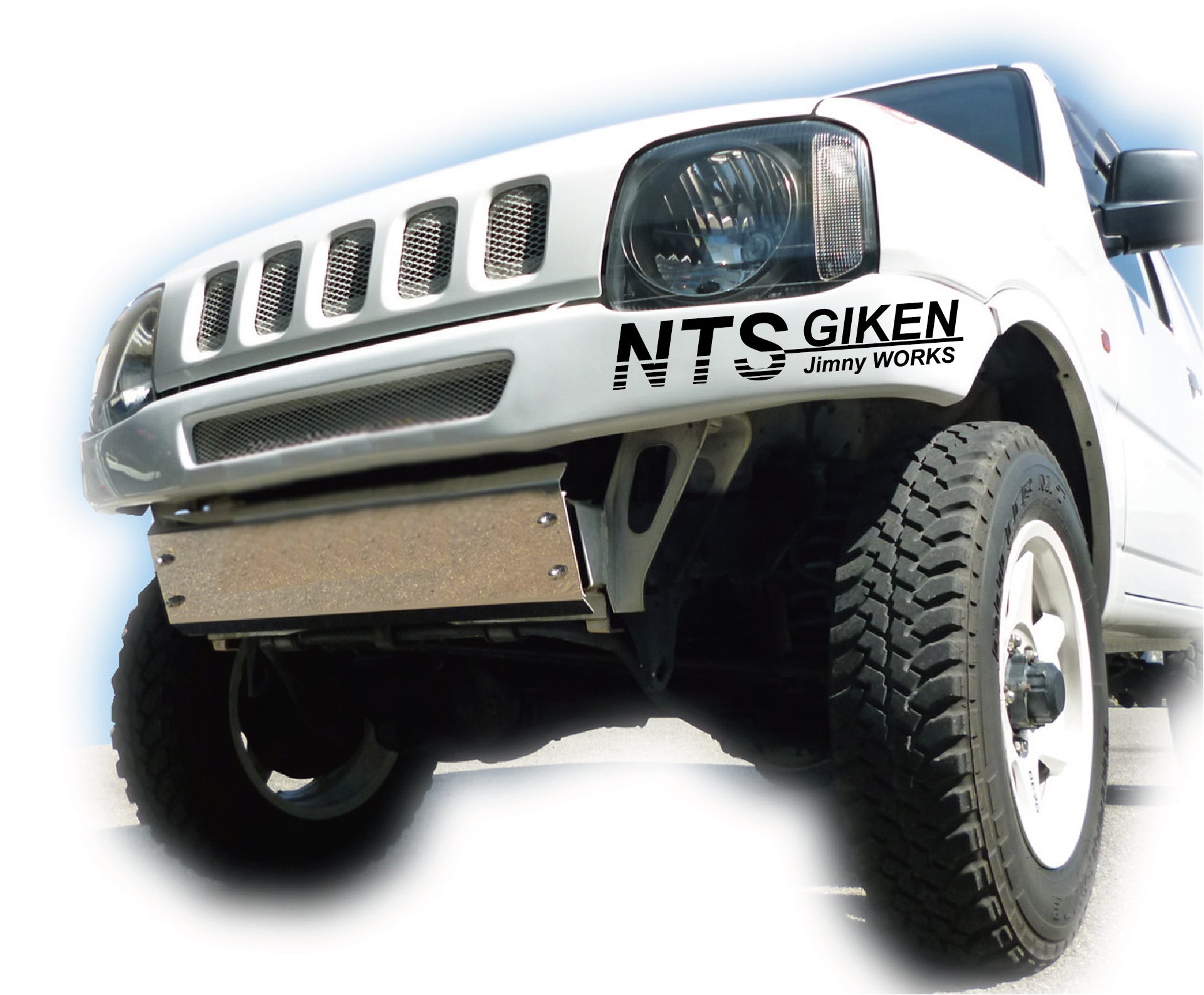 ジムニーJB23用ステンレス製スキッドガード – nts-giken