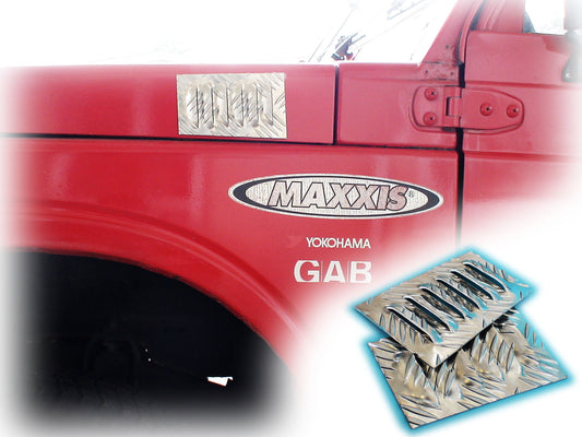 ジムニー用アルミ縞板製サイドエアーアウトレット 適用車種:SJ30SJ40JA71JA51JA11JB31