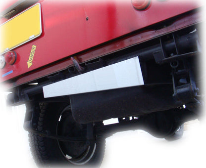 ジムニー用ステンレス製リア・ボロ隠しパネル(スリット無し)適用車種:SJ30JA71JA11 JA12JA22JA31等