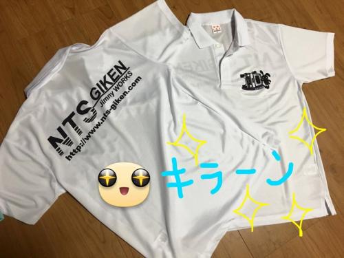 NTS GIKEN ロゴ入りポロシャツ!