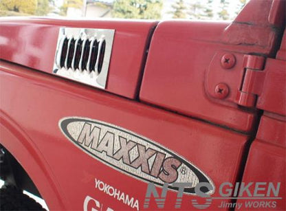 ジムニー用ステンレス製サイドエアーアウトレット 適用車種:SJ30SJ40JA71JA51JA11JB31