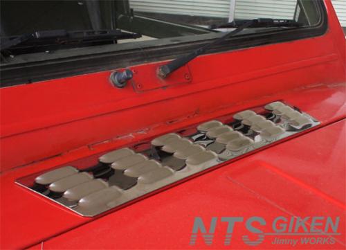 ジムニー用ステンレス製カウルパネルカバー 適用車種:SJ30SJ40JA71JA51 JA11JB31JA12JA22B32