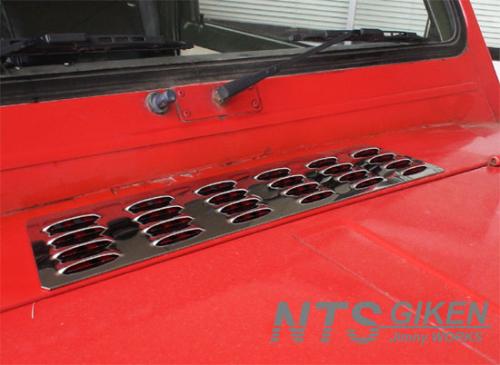 ジムニー用ステンレス製カウルパネルカバー 適用車種:SJ30SJ40JA71JA51 JA11JB31JA12JA22B32