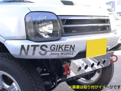 ジムニーJB23用アルミ製4mm厚!!スキッドガード