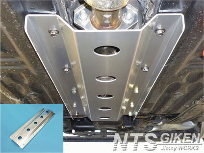 カプチーノ用アンダー補強カバー【ジュラルミン3ミリ厚製】EA11R/EA21R アンダーガード アンダーカバー