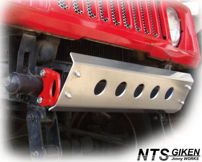 ジムニー用アルミ製(4mm厚)スキッドフロントバンパー(丸穴タイプ)適用車種:SJ30,SJ40,JA71,JA,51, JA11,JB31,JA12,JA22