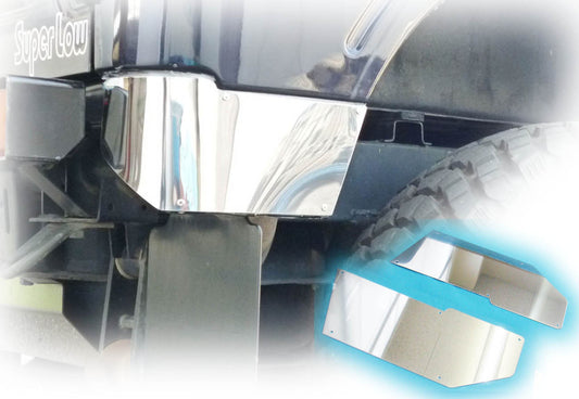 【送料無料】ジムニー用ステンレス製リアコーナープレート/リアコーナーパネル 適用車種:SJ30JA71JA11JA12JA22