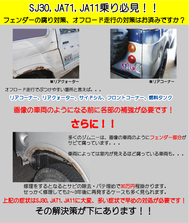 新品】NTS技研 ja11c 幌車用 リアコーナーガード リアクォーターガード